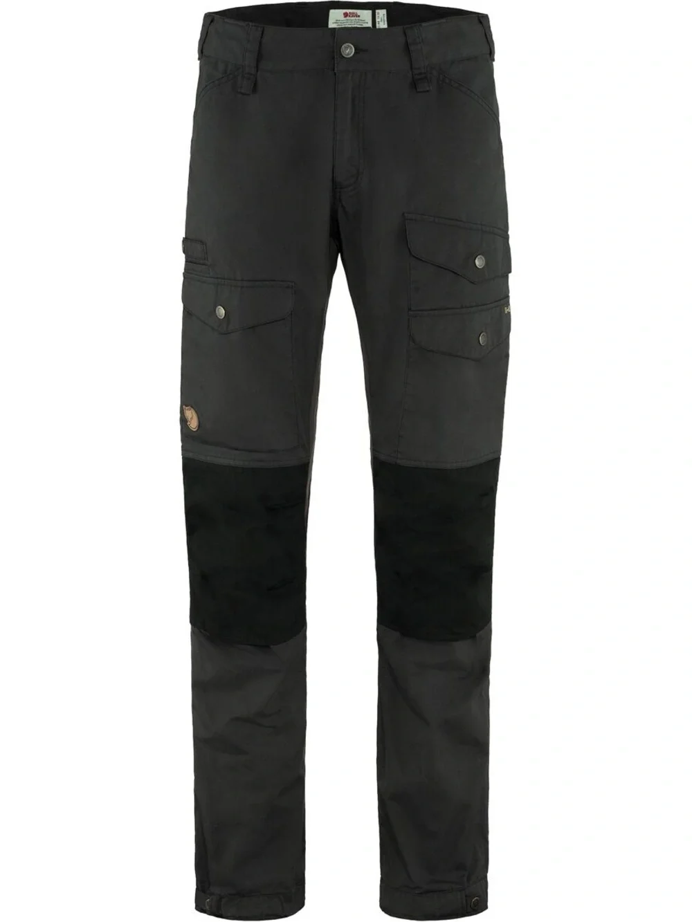 Fjallraven Black Two-Tone Cargo Pants